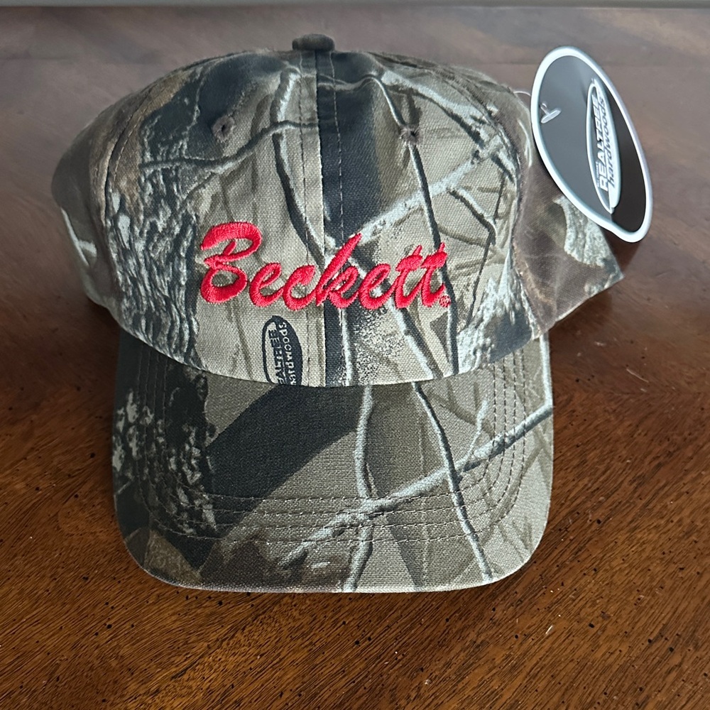 Realtree Camouflage Hat with Red Embroidery